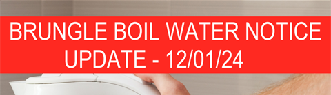 Brungle Boil Water Notice Update